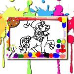 Horse Coloring Book