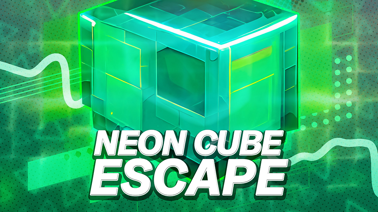 Image Neon Cube Escape - story pixel avoid-em-up